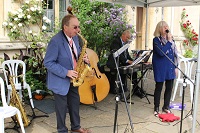 Judy  & her Jazz Band in the Midlands, England