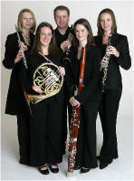 The SA Wind Quintet in Woking Byfleet, Surrey
