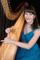 Harpist - Heather  in the Docklands, London