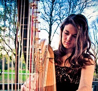 Harpist - Megan in Aberdare, 