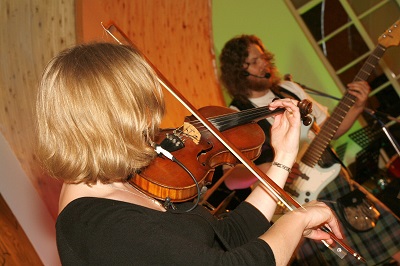 The SP Scottish Ceilidh Band in Berwick-upon-Tweed, Northumberland