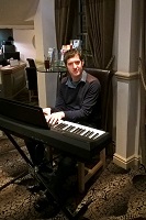 Pianist David in Dinnington, 