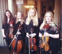 The EC String Quartet in Bamber Bridge, Lancashire