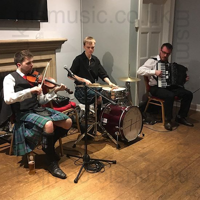 The SH Ceilidh Band in Central Scotland
