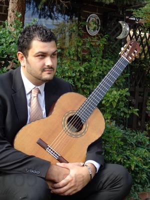 Classical Guitarist - Justin in Southwick, 