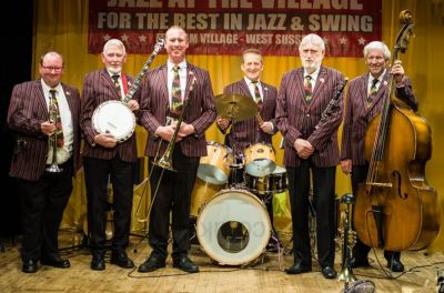The PJ Jazz Band in Sidmouth, Devon