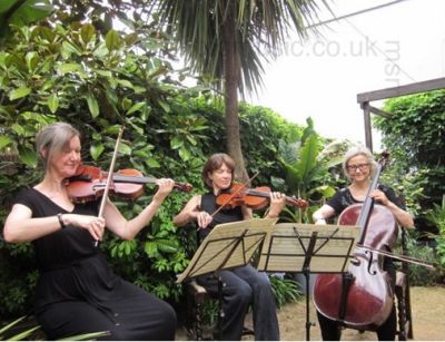 The CP String Trio in Barnet, 