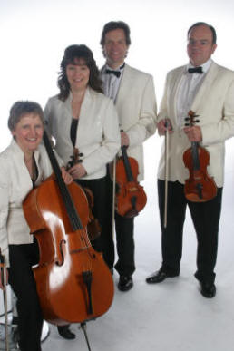 string quartet in white
