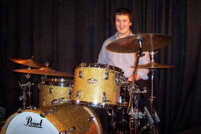 The ME Jazz Band Young jazz band drummer of band who play 1930s classics for corporate entertainment