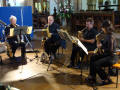 The SL Saxophone Quartet in Saltdean, 