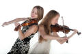The JM Violin Duo in the Docklands, London