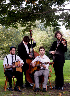 The MH Gypsy Jazz Quartet Gypsy Jazz band who play in Yorkshire, Durham, Lancashire, Greater Manches