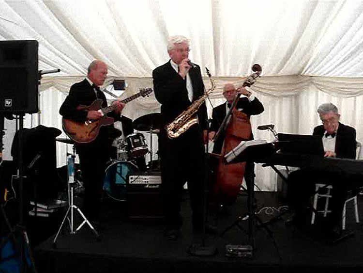 The EG Jazz Quintet in Leatherhead, Surrey