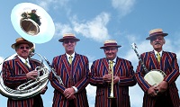 The AC Trad Jazz Band in Wells, Somerset